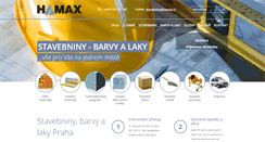 Desktop Screenshot of hamax.cz